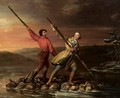 George Washington And Christopher Gist On The Allegheny River - Daniel Huntington
