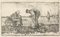Travail Des Champs (Burning Weeds) - Vincent Van Gogh