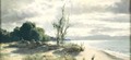 View Of The Lake Of Geneva, Near Evian - Alexandre Calame