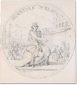 Design for a medal, Pour les intendants de la santa de Marseilles - Jacques-Augustin Pajou