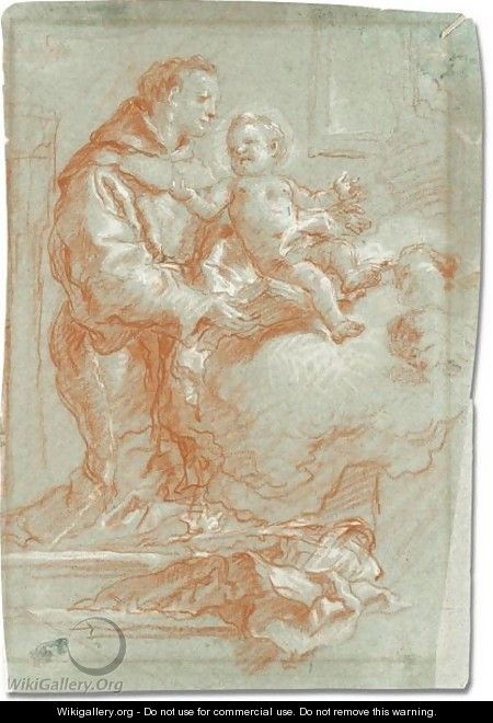St. Anthony of Padua with the christ child - Giovanni Battista Tiepolo