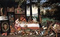 An Allegory Of The Sense Of Taste - Jan, the Younger Brueghel