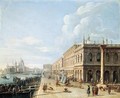 Venice, A View Of The Molo From The Piazzetta With St. Theodore's Column, Looking West Towards The Library And The Church Of Santa Maria Della Salute - Pietro Bellotto Or Bellotti