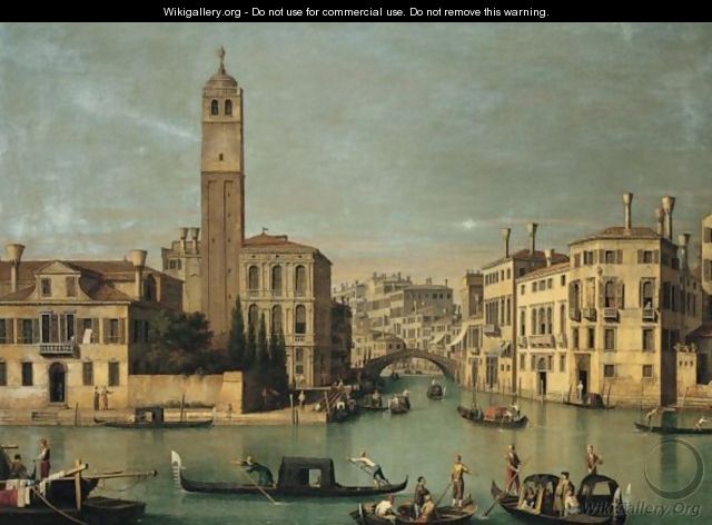 Venice, The Cannareggio And The Entrance To The Grand Canal - (after) (Giovanni Antonio Canal) Canaletto