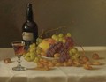 Still Life Fruit And Wine Glass - John Francis