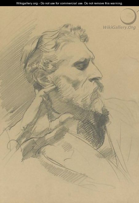 Portrait Of Laurence Peter Alexander Harrison, Esq. - John Singer Sargent
