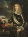 A Portrait Of Francois Emmanuel De Bonne De Crequy, Duke Of Lesdignieres, Marshall Of France (1624-1684), Standing Three-Quarter Length, Wearing Armour - (after) Loo, Carle van