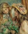 Jeunes Filles Aux Lilas - Pierre Auguste Renoir