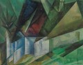 Normannisches Dorf I (Norman Village I) - Lyonel Feininger