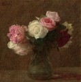 Roses 8 - Ignace Henri Jean Fantin-Latour