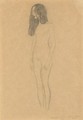 Madchenakt (Nude Female Figure) - Gustav Klimt