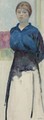 Femme Au Corsage Bleu (Etude) - Pierre Bonnard