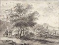 An Italianate Landscape - Adriaen Van Der Kabel