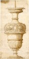 Design For A Vase-Shaped Candelabrum - Roman School