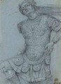 Study Of A Man In Roman Dress - North-Italian School