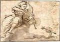 Apollo Killing The Serpent Python - Central Italian School