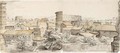 View Of The Colosseum From The Palatine - Giuseppe Zocchi