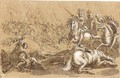 Battle Scene - (after) Jacques (Le Bourguignon) Courtois