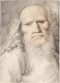 Head Of An Old Man - Nicolas Lagneau
