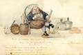 A Caricature Portrait Of Grinechus Van Loots Of Amsterdam - English School