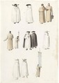 A Sheet Of Studies Of Monks And Clerics, Including Carthusians And Franciscans - Joseph Augustus Knip