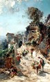 Italian Peasants On The Way To The Market - Franz Theodor Aerni