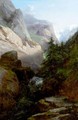 Alpine River Landscape - Alexandre Calame