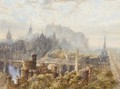 Extensive View Of Edinburgh From Calton Hill - Samuel Bough