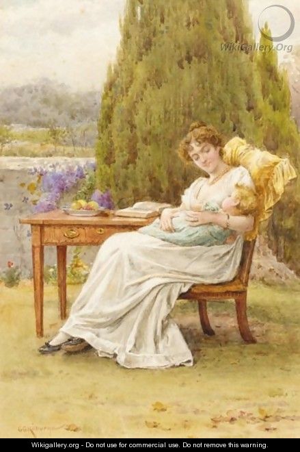 Mother And Child - George Goodwin Kilburne