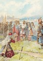 Medieval Russian Scene - Nikolai Nikolaevich Karazin