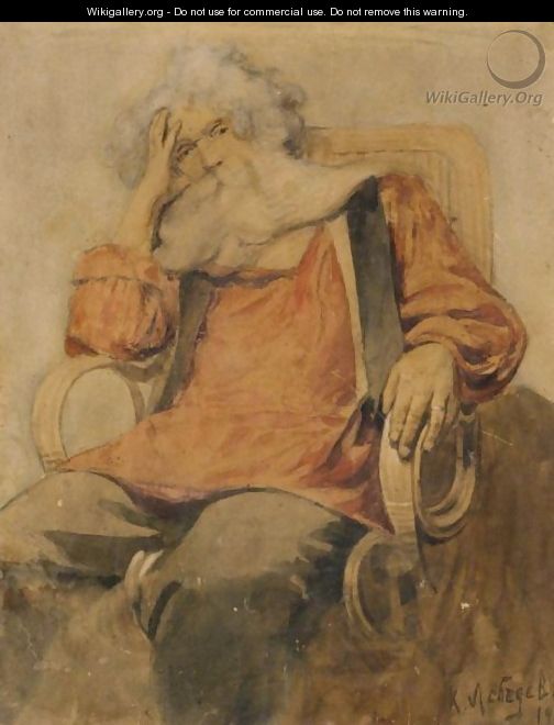 Resting Peasant - Klavdiy Vasilievich Lebedev