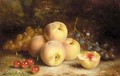 Still life with peachs - Alexei Alexeevich Kharlamov