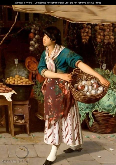 The Little Onion Seller - Franz Leo Ruben