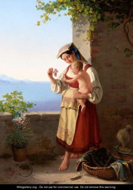 Mother And Child - Johann Friedrich August Tischbein
