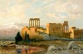 View Of Baalbeck, Lebanon - Ernst Carl Eugen Koerner