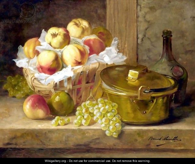 Still Life Of Fruit - Alphonse de Neuville