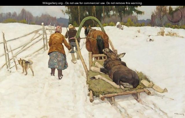 Transporting The Elk - Konstantin Semenovich Vysotsky