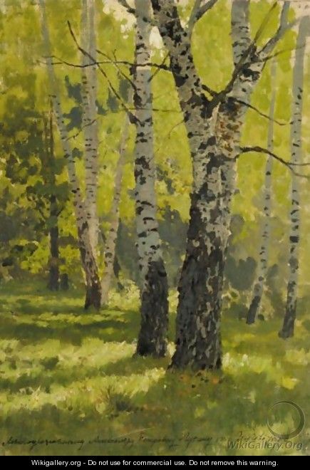 Birch Grove - Isaak Ilyich Levitan