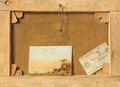 A Finely Executed Trompe L'Oeil Painting Depicting The Back Of A Canvas - Russian School