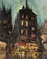 View Of The Rue De Venise, Paris - Konstantin Alexeievitch Korovin