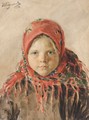 Russian Peasant Girl - Ivan Semenovich Kulikov