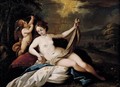 Venere Con Amorino In Un Paesaggio - (after) Giuseppe Nuvolone