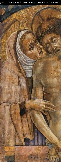 Pieta (La Vergine Che Sorregge Il Cristo Morto) - Vittorio Crivelli