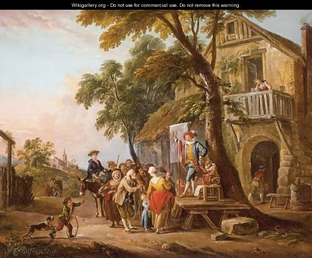 A Quack Doctor In A Village - Jean-Baptiste Lallemand