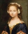 Portrait Of A Girl, Said To Be Jeanne De Fleurieu - (after) Loo, Carle van