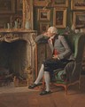 The Baron De Besenval In His 'Salon De Compagnie' - Henri Pierre Danloux