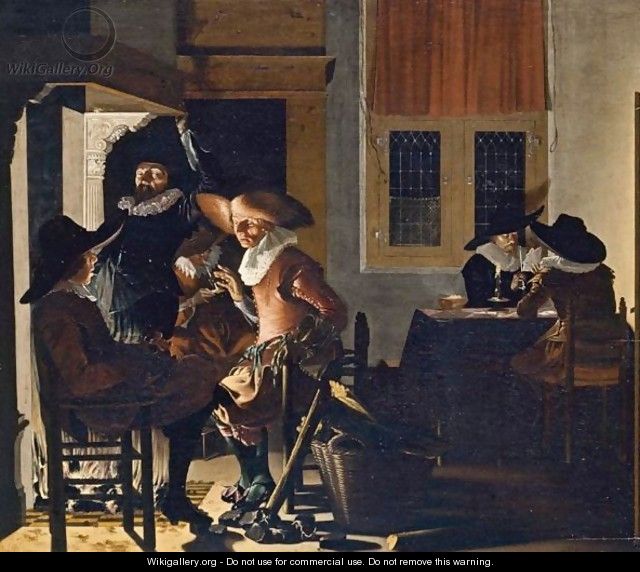 Soldiers In A Guardroom - (after) Willem Cornelisz. Duyster