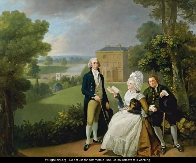 Portrait Of The Sayer Family - (after) Johann Zoffany