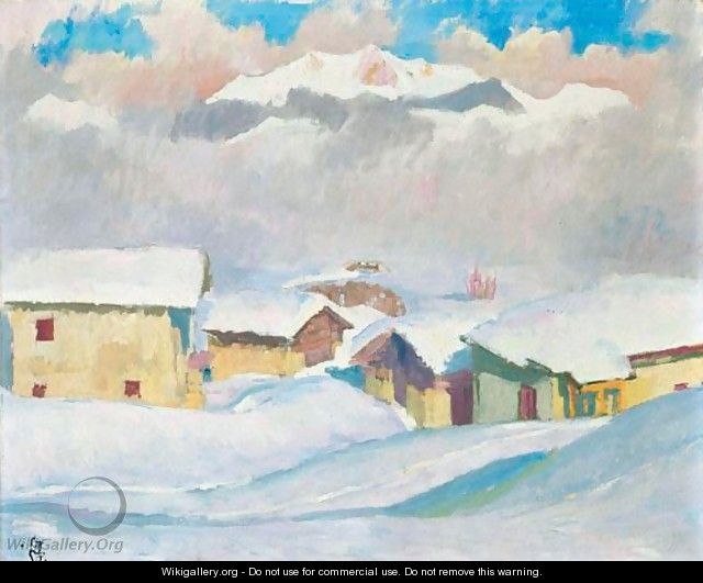 Winterlandschaft, 1927 - Giovanni Giacometti