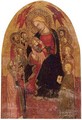 Madonna And Child Surrounded By Eight Saints - Jacopo Da Firenze